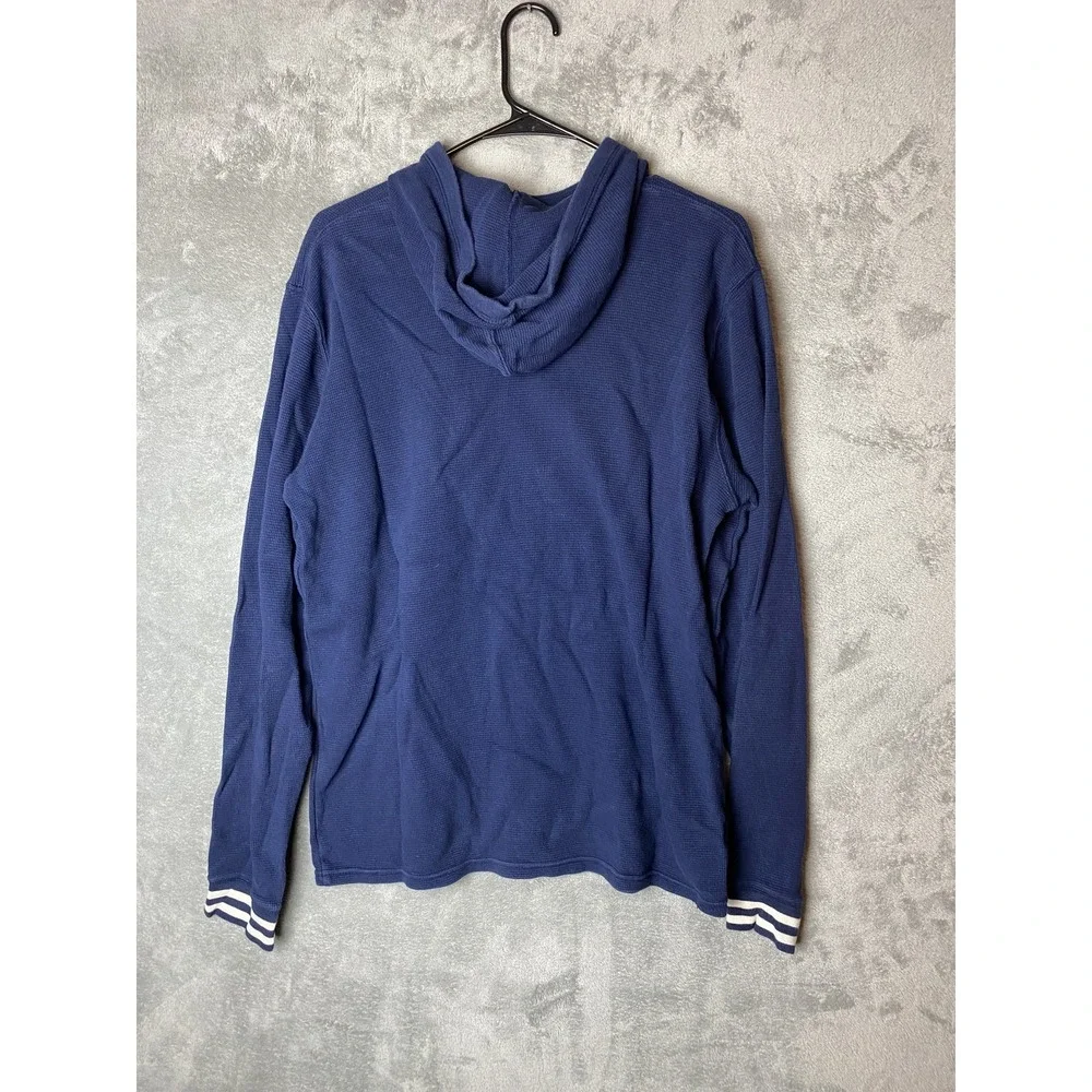 Polo Ralph Lauren Mens M Hoodie Blue Cotton Long Sleeve Casual